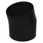 Dikwandige bocht Ø150mm – 15° (zwart)