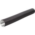 Flexibele pijp voor luchttoevoer Ø125mm (zwart)