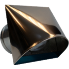 Gevelrooster voor luchttoevoer Ø125mm
