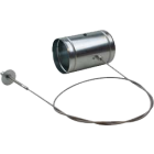 Regelklep voor luchttoevoer Ø125mm - kabel bediend