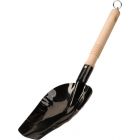 Ronde schep met houten handvat