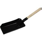 Schep met houten handvat