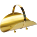 Houtbak halfrond met handvat (goud)