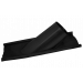 Loodslab voor dubbelwandig Ø150/200mm – 45-60° (zwart)