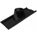 Loodslab voor dubbelwandig Ø250/300mm – 5-25° (zwart)