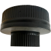 Onderaansluitstuk Ø110mm naar Ø150/200mm (zwart)
