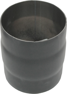 Dikwandig aansluitstuk mannelijk-mannelijk Ø120mm (grijs)