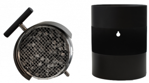 ABCAT® houtrookfilter Ø150mm – 19cm (zwart)