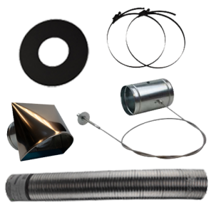 Luchttoevoerset Ø100mm
