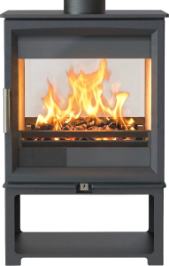 Charlton & Jenrick Fireline Woodtec doorkijk met houtopslag