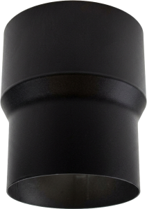 Charlton & Jenrick verloopstuk Ø126mm naar Ø130mm (zwart)