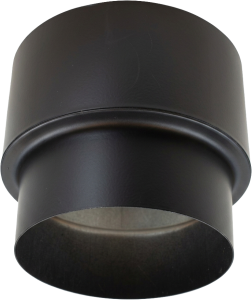 Charlton & Jenrick verloopstuk Ø126mm naar Ø150mm (zwart)