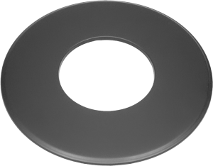 Dikwandig rozet Ø120mm – breed (grijs)