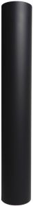 Dikwandige pijp Ø150mm – 100cm zonder verjonging (zwart)