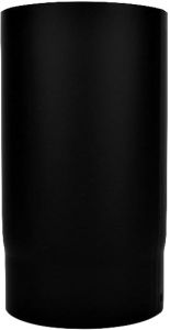 Dikwandige pijp Ø120mm – 25cm (zwart)