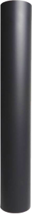 Dikwandige pijp Ø150mm – 100cm zonder verjonging (zwart)