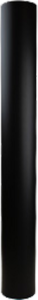 Dikwandige RVS paspijp Ø125mm – 100cm (zwart)