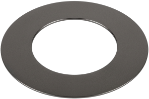 Enkelwandig RVS rozet Ø130mm