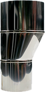 RVS verloopstuk excentrisch Ø109mm naar Ø150mm