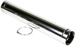 Holetherm enkelwandige pijp Ø350mm – 100cm