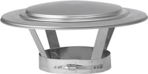 Holetherm enkelwandige regenkap Ø125mm