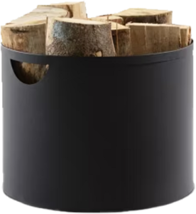 Houtbak rond met handvatten