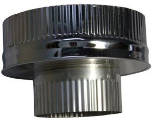 Onderaansluitstuk Ø150mm naar Ø150/200mm