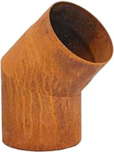 Dikwandige bocht Ø150mm – 45° (roest)