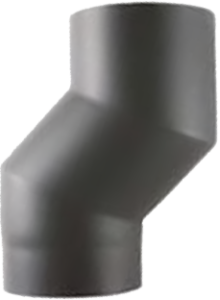 Dikwandige S-bocht Ø150mm – 10cm versleping (grijs)