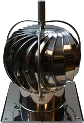 Turbowent trekkap Ø250mm – montageplaat