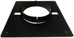 Verdiepingsondersteuning voor dubbelwandig Ø150/200mm (zwart)