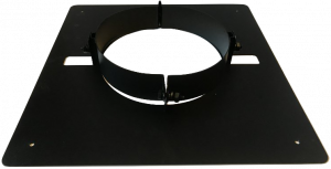Verdiepingsondersteuning voor dubbelwandig Ø150/200mm (zwart)