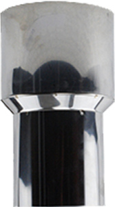 RVS verloopstuk Ø109mm naar Ø125mm